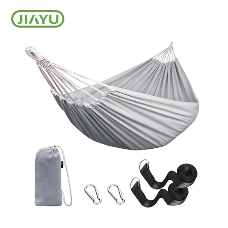 Hammock brethyn awyr agored person sengl
