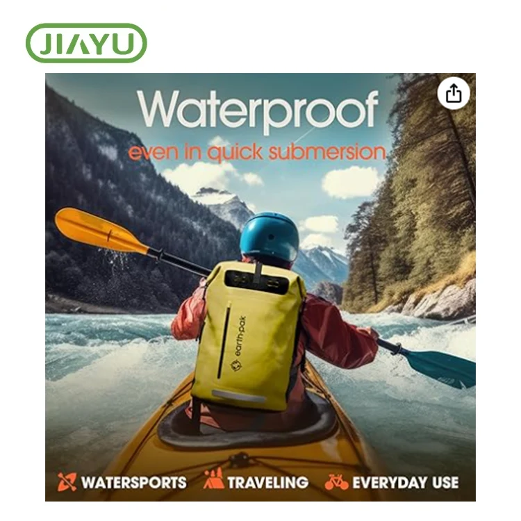 Bag duffel backpack sych gwrth -ddŵr